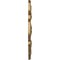 Ekena Millwork Peralta Ceiling Medallion (Fits Canopies up to 4 5/8"), 17 3/4"OD x 3 1/8"ID x 1"P, Pale Gold CM17PEPAS - alternate 3
